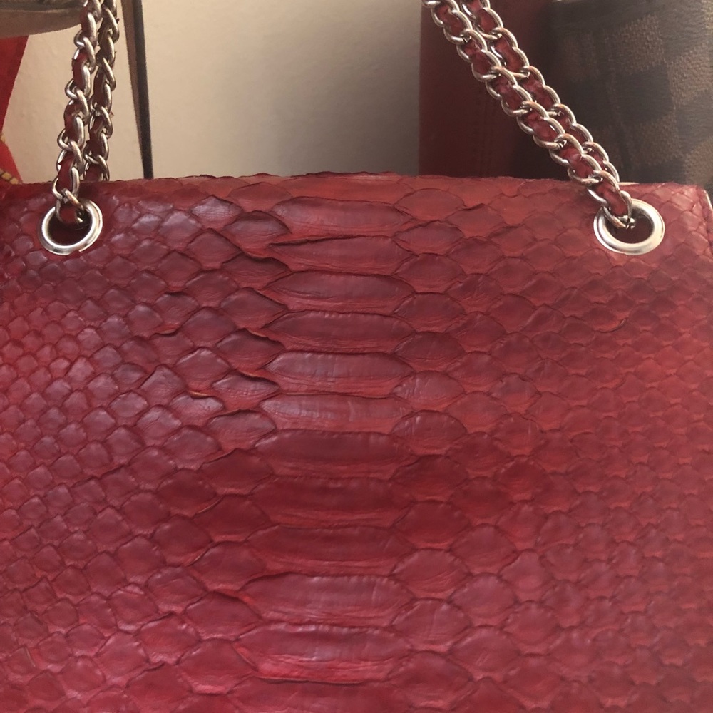 Real Python Leather Purse - image 3